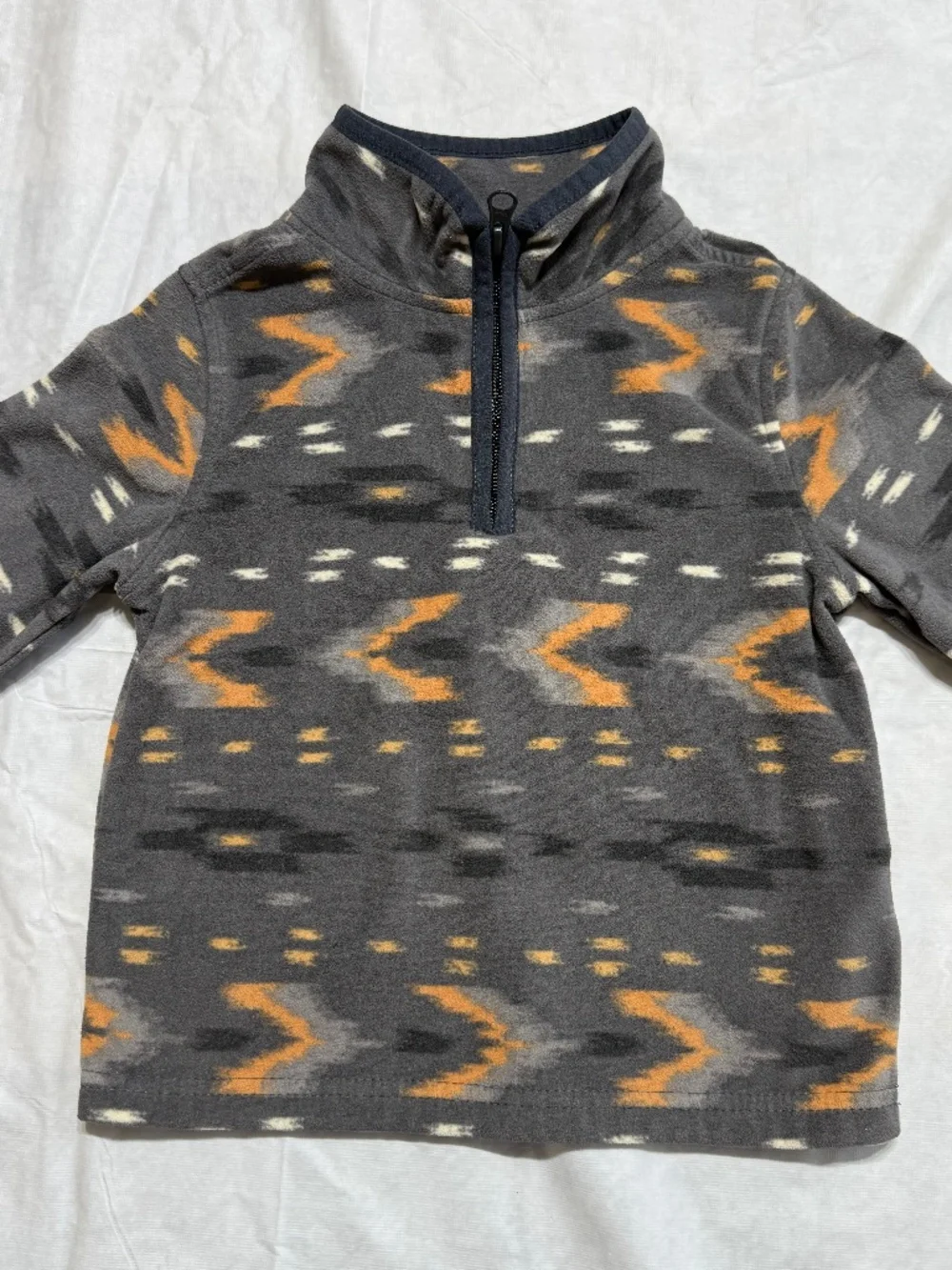 OshKosh B'gosh Tribal Toddler Boy Fleece Half Zip Sweater Size 4T